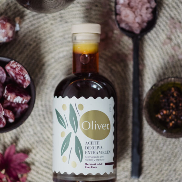 Aceite de Oliva Extra Virgen Oliver Merkén & Sal de Vino 250 ML