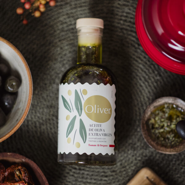 Aceite de Oliva Extra Virgen Oliver Tomate & Orégano 250 ML